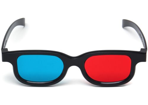 Универсальные 3D очки виртуальной реальности Digital Glasses анаглифные стерео очки в пластиковой оправе для 3Д изображений, фильмов и видео