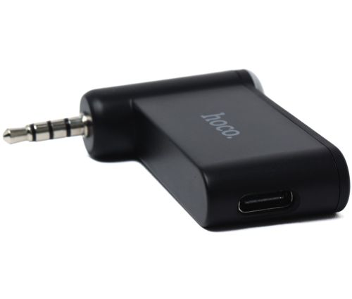 Автомобильный Bluetooth адаптер Hoco E58 140 mAh беспроводной трансмиттер для магнитолы, авто FM ресивер, модулятор в машину с блютуз AUX 3.5 мм