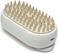 Парова щітка для котів і собак Steamy Pet Brush E-W3317 електрична гребінець з розпилювачем пара для вичісування шерсті тварин USB XL-889