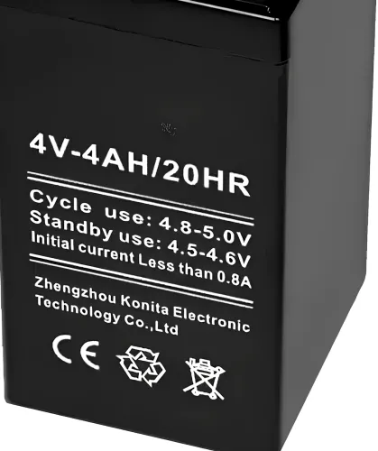 Акумуляторна батарея Battery 4V 4.0Ah 20HR UKC 4A акумулятор для іграшок, радіоприймачів, касових апаратів