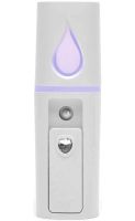 Зволожувач для шкіри обличчя Nano Mist Sprayer RK-L6 портативний Нано-розпилювач з підсвічуванням, спрей розпилювач з резервуаром для води 30 мл USB