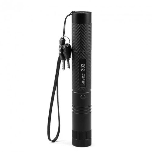 Потужна лазерна указка Green Laser Pointer YL - 303 1000mw, акумуляторний зелений лазер з ключем BL-303 діодний з насадкою ефектів для презентації