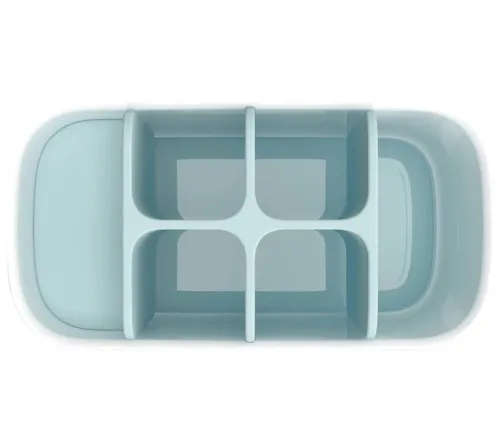 Настольная подставка органайзер Large Toothbrush Caddy для зубных щеток и пасты на 6 отсеков, Держатель зубной щетки Joseph для ванной комнаты Белый