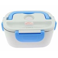 Електричний Ланч Бокс Electric lunch heater box з підігрівом від мережі 220V на 2 Відділення, харчової термо судочок контейнер для їжі