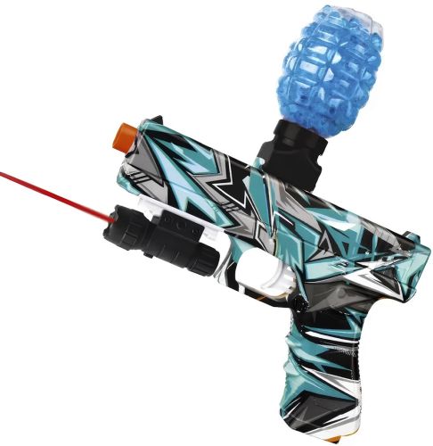 Игрушечный аккумуляторный пистолет Water Bomb Gun G-310 детский орбибольный пулемет с гидрогелевыми стреляющими шариками орбиз от аккумулятора G-717