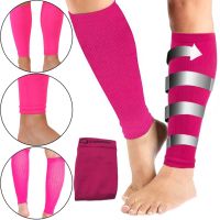 Підтримуючі компресійні гетри Copper Fit Calf Compression Sleeves, облягаючі гольфи з фіксацією литок, Бандаж для підтримки гомілки рожеві