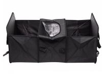 Складна сумка органайзер Trunk Organizer & Cooler в багажник автомобіля, складаний нейлоновий контейнер з термоотсеком, Органайзер холодильник в авто
