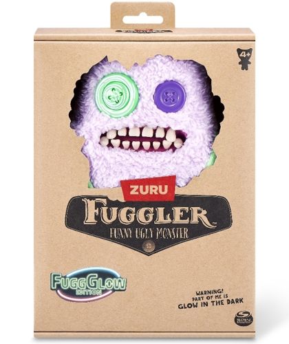 Дитяча плюшева іграшка брелок Fuggler Wide Eyed Weirdo 13 см, М'яка фігурка монстрик сюрприз Фуглер FuggGlow з брелоком для сумки для дітей