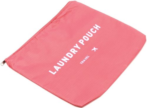 Набір дорожніх сумок органайзерів Secret Pouch 6 штук рожеві, чохли мішки для зберігання одягу у валізі, водонепроникні для подорожей laundry