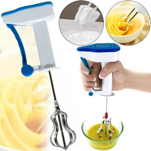 Ручний напівавтоматичний міксер Easy Flow Blender HSM-50230 механічний бездротовий занурювальний блендер кухонний вінчик для збивання Kitchen whisk