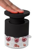 Машинка для видалення вишневих кісточок Cherry Pitter PL7 ручний прилад видавлювач з контейнером для відділення кісточки від вишні черешні AND 1-56