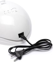 Профессиональная УФ лампа SUN5 для маникюра и педикюра 48W UV LED с экраном и таймером, аппарат для сушки гель лака и геля для ногтей Сан 5 White