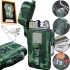 Електроімпульсна спіральна запальничка lighter Explorer JL317 акумуляторна сенсорна запальничка 2 дуги з вітрозахистом від USB JL-317 6741 Камуфляж