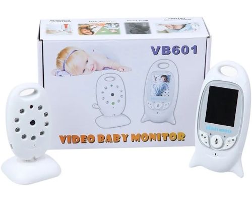 Бездротова відеоняня Smart Baby VB601 з екраном 2 дюйми, акумуляторна кольорова камера нічного бачення з двостороннім зв'язком і термометром VB-601