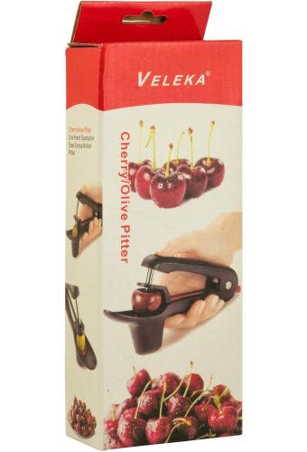 Машинка для видалення вишневих кісточок Cherry Olive Pitter ручний прилад видавлювач, вишнедавка для відділення кісточок вишні та черешні Зелена