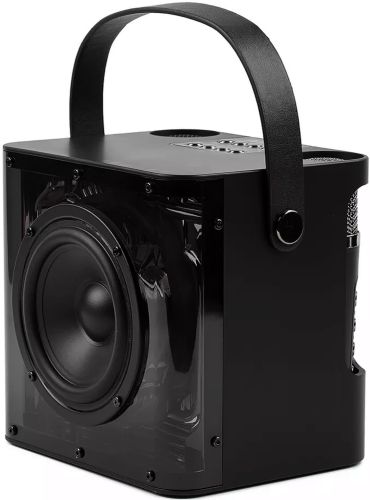 Аккумуляторная колонка караоке Peterhot A99 акустическая Bluetooth система с двумя беспроводными микрофонами и RGB цветомузыкой USB MicroSD CL-227