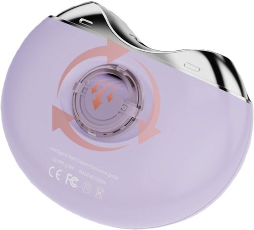 Автоматична електропилка тример для стрижки нігтів R6Y8 Nail Clipper AND263 акумуляторна пилка MAG-654, електричні кусачки з дисплеєм USB
