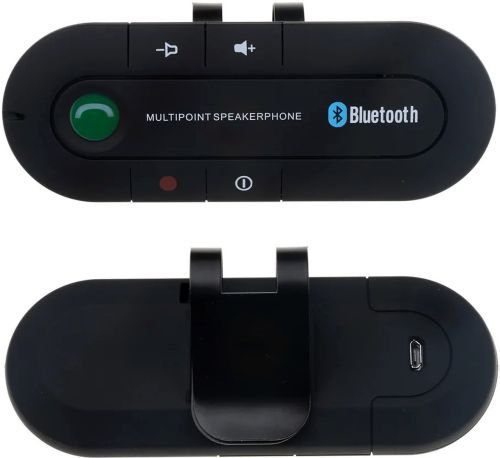 Автомобільний бездротовий динамік Julo HB 505-BT Hands Free Bluetooth мікрофон з гучномовцем MP3 AUX спікерфон з зарядним для телефону USB