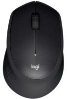 Бездротова оптична миша Logitech M330 Silent Plus Black ігрова геймерська мишка на батарейці для ПК комп'ютера і ноутбука 2.4 GHZ USB чорна