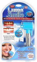 Комплекс для відбілювання та полірування зубів Luma Smile відбілююча машинка 5 насадок для догляду за порожниною рота з підсвічуванням на батарейках