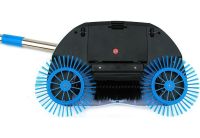 Механическая швабра веник Hurricane Spin Broom M24 универсальная щётка с телескопической ручкой 110 см для сухой уборки пола с эффектом пылесоса