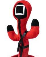 Розмовляючий танцюючий кактус гра в кальмара Dancing Squid Toy з підсвічуванням 32 см інтерактивна співоча дитяча іграшка повторюшка на акумуляторі