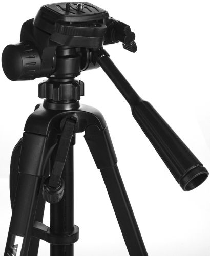 Штатив для камери і телефону Weifeng WT-3520 140 см універсальна тринога тримач для фотоапарата і смартфона з відеоголовою, трипод для селфи