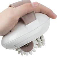 Антицеллюлитный массажер для тела Shuqin Body Slimmer SQ-100 Белый, лимфодренажный ручной роликовый вибромассажер против целлюлита для ягодиц ног рук