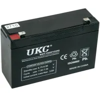 Герметичний акумулятор BATTERY UKC 6V 12A свинцево кислотна акумуляторна батарея