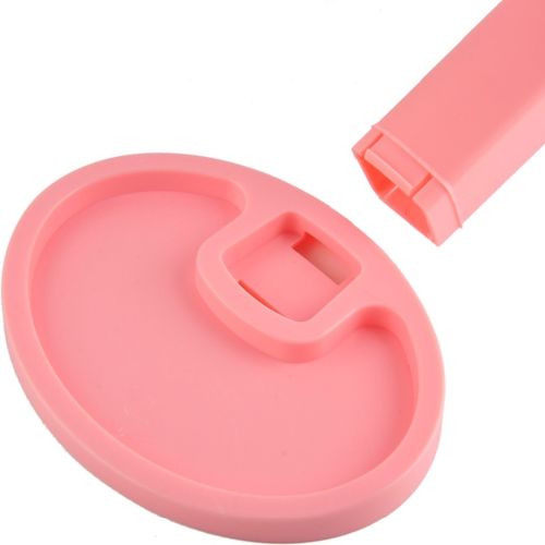 Косметичне сенсорне дзеркало для макіяжу Magic MakeUp Mirror обертається на 180 настільне дзеркало на підставці з підсвічуванням 22 LED USB Рожеве