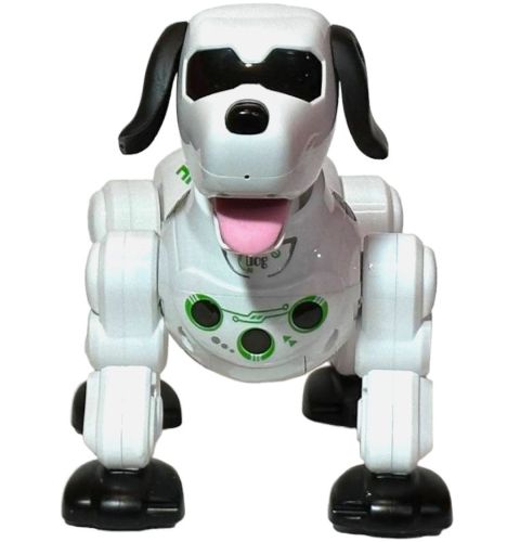 Радіокерована іграшка робот собака RobotDog Play Kingdom 777-602 з пультом у вигляді годинника, Інтерактивна собачка з реагуванням на дотики