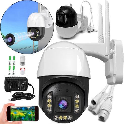 Бездротова Вулична IP камера відеоспостереження Wifi Smart Net Camera V380 Pro під сім карту 4g відеокамера з нічною зйомкою і датчиком руху 3МП