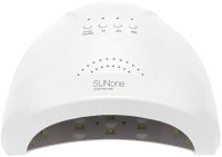 Професійна лампа для манікюру і педикюру SUNone Nail Lamp 48W UV LED з таймером White апарат для сушіння гель лаку і гелю для нігтів Білий