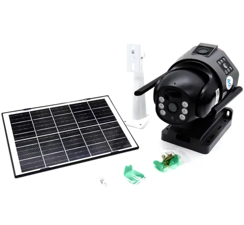 Вулична IP камера відеоспостереження Solar Camera TD35 4G Wifi поворотна відеокамера з трьома лінзами і віддаленим доступом від сонячної панелі TD35-4G