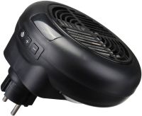Портативний обігрівач Wonder Heater BD - 168 міні тепловентилятор в розетку з терморегулятором і таймером 900W дуйчик від Мережі з пультом Чорний