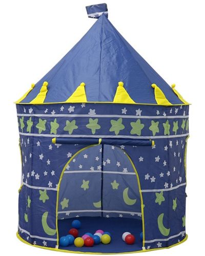 Дитячий ігровий намет намет Beautiful Cubby house 135х105 см складаний ігровий замок, збірної вігвам для ігор з сумкою для перенесення Синій 