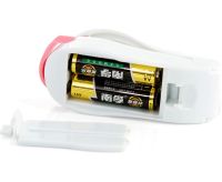 Ручний міні зварювач пакетів Type Mini Sealing 10x4 см, запаювач пакувальник для зберігання продуктів і речей в поліетиленових пакетах на батарейках