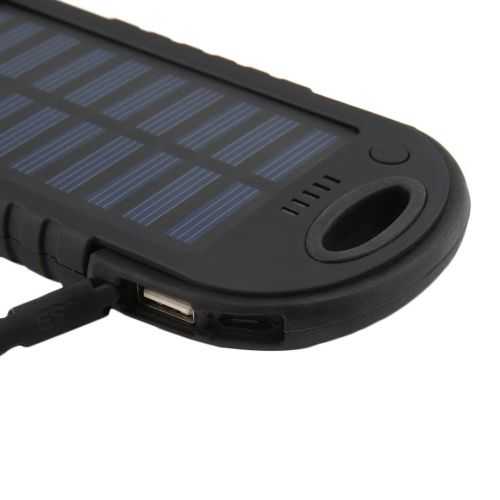 Портативний зарядний пристрій Power Bank Solar Charger JS-3 50000 mAh повербанк c карабіном на сонячній батареї, зовнішній акумулятор 50000 маг