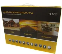 Провідний відеореєстратор DVR UKC CAD 1204 AHD 4 канальний, мережевий IP реєстратор на 4 камери для відеоспостереження і управління камерами Чорний