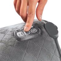 Універсальний масажер бандаж колінного суглоба Massaging Sharper Image з підігрівом, зігріваючий наколінник грілка на коліно і плечей 5 режимів Сірий