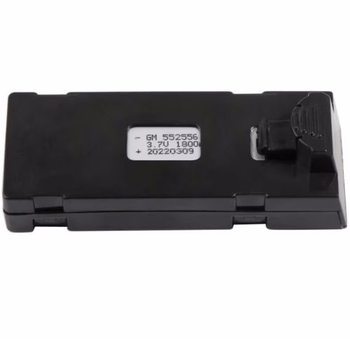 Універсальний додатковий акумулятор 4drc V22 3.7 v 1800mAh для квадрокоптера E88, E88 PRO, E99, E525, P5 PRO, змінна батарея для дрона Чорний