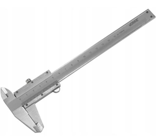 Механический штангенциркуль с глубиномером Vernier Caliper KC-A150 0-150mm в кейсе, Штангенциркуль 15 см для внешних и внутренних измерений из стали