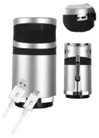 Автоматична помпа для води на бутель Water Dispenser XL - 129 срібляста, портативний акумуляторний насос електричний диспенсер дозатор на кулер