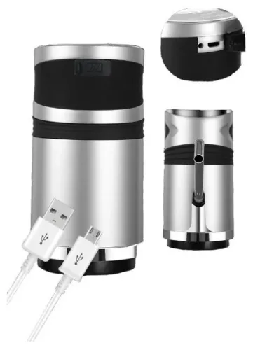 Автоматична помпа для води на бутель Water Dispenser XL - 129 срібляста, портативний акумуляторний насос електричний диспенсер дозатор на кулер