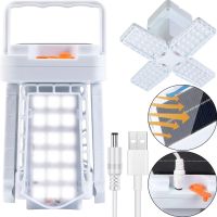 Кемпінговий складаний ліхтар Solar X-Balog BL - 2030 72Led на сонячній батареї, акумуляторна розкладна лампа Bailong 3 режими з USB зарядкою Білий