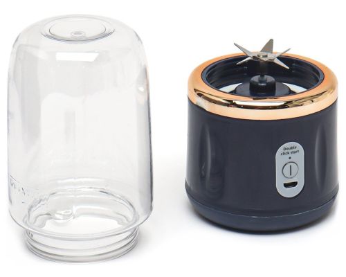 Беспроводной мини блендер Small Portable Juicer A215 400 мл аккумуляторная портативная соковыжималка с бутылкой поилкой для смузи и сока от USB