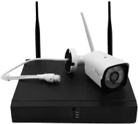 Комплект бездротового відеоспостереження відеореєстратор UKC DVR KIT 6678 WiFi набір на 8 вуличних камер з датчиком руху для зовнішнього спостереження