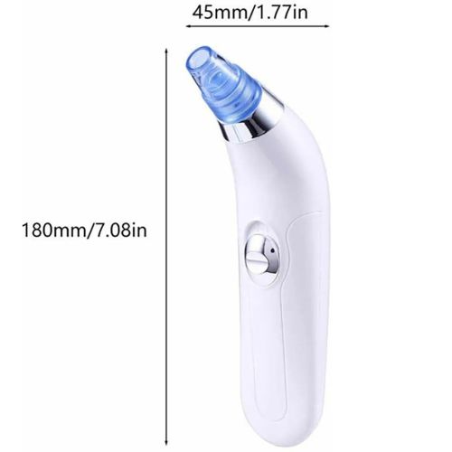 Вакуумный аппарат Derma Suction прибор для чистки пор и удаления черных точек, пилинг для лица, очиститель, аппарат-очиститель кожи 4 насадки Белый