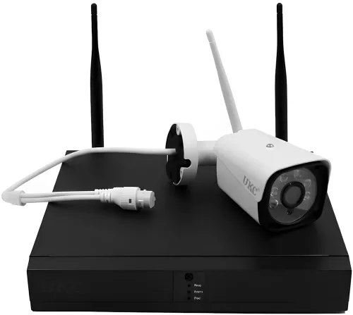 Комплект бездротового відеоспостереження відеореєстратор UKC DVR KIT 6678 WiFi набір на 8 вуличних камер з датчиком руху для зовнішнього спостереження