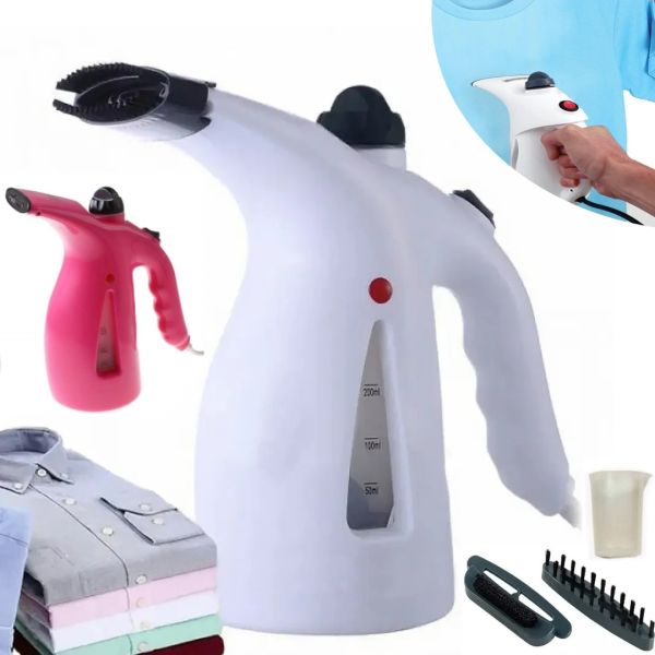 Вертикальний ручний паровий відпарювач 4в1 Facial Steamer RZ - 608 750 Вт для одягу з 2 насадками Парогенератор, Парова праска пароочисник від мережі
